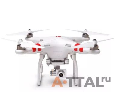 Квадрокоптер DJI Phantom 2 Vision + с подвесом, камерой 14Мп и доп. аккумулятором фото