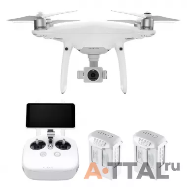 Квадрокоптер DJI Phantom 4 Pro Plus V2.0 с 3мя аккумуляторами фото
