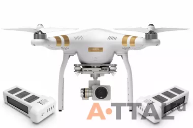 Квадрокоптер DJI Phantom 3 Professional с 3х-осевым подвесом, 4K камерой и доп. аккумулятором фото