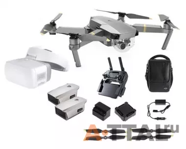 Квадрокоптер DJI Mavic Pro Platinum Fly More Combo и видеоочки DJI Goggles фото