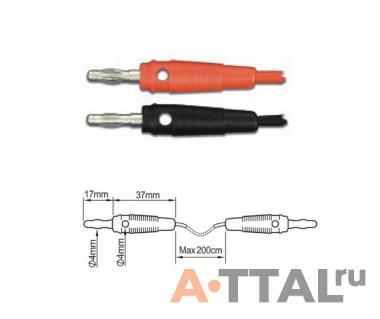 PTL904-4 измерительные провода 4 мм Male-Male фото