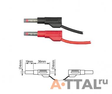 PTL908-1 измерительные провода 4 мм Male-Male фото