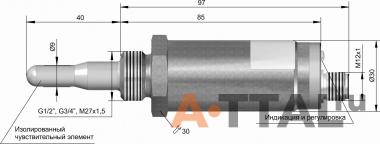 Датчик контроля уровня  ДКЕ-Т40-200Р-3123-СА.2 фото 4