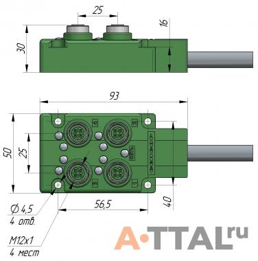 Распределительная коробка  РК4-4М12У-11-3 фото 4