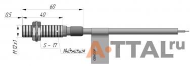 Индуктивный датчик  ВБИ-М12-34В-1121-С.6 фото 4