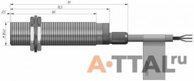 Индуктивный датчик  ДПА-М18-76В-1110-Н фото 4