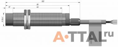 Индуктивный датчик  ДПА-М18-86В-2110-Н фото 4
