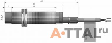 Индуктивный датчик  ДПА-М18-86С-2110-Н.Ех фото 4