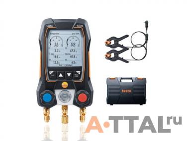 Testo 550s. Цифровой манометрический коллектор. фото