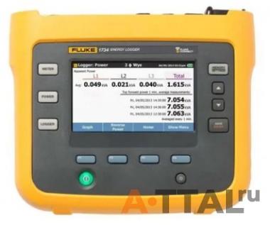 Fluke 1734. Анализатор качества электроэнергии фото